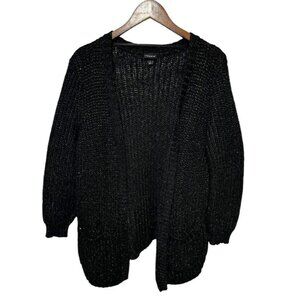 Torrid Black/Gold Knit Cardigan Size 1x